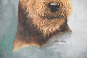 Airedale Terrier Painting