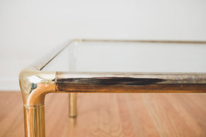 Metal & Glass Coffee Table