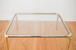 Metal & Glass Coffee Table