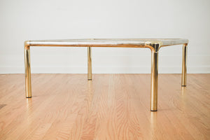 Metal & Glass Coffee Table