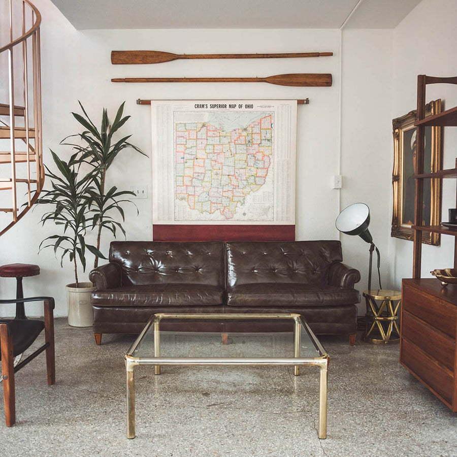 Metal & Glass Coffee Table