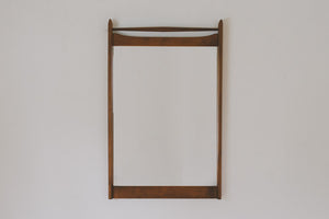 MCM Walnut Mirror