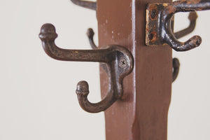 Vintage Wood Coat Rack