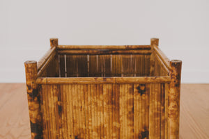 Vintage Bamboo Blanket Holder