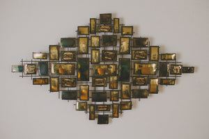 MCM Bronze Wall Sculpture