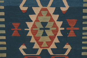 Vintage Wool Kilim Rug