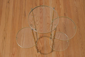 Brass & Glass Plant Stand