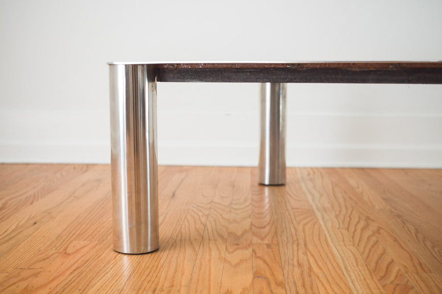 Chrome & Glass Coffee Table