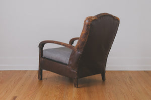 HS Collection Leather Club Chair