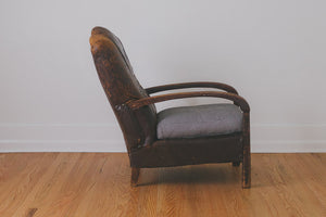 HS Collection Leather Club Chair