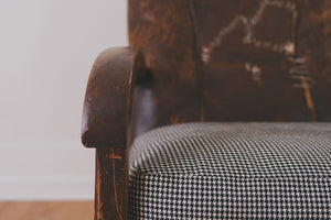 HS Collection Leather Club Chair