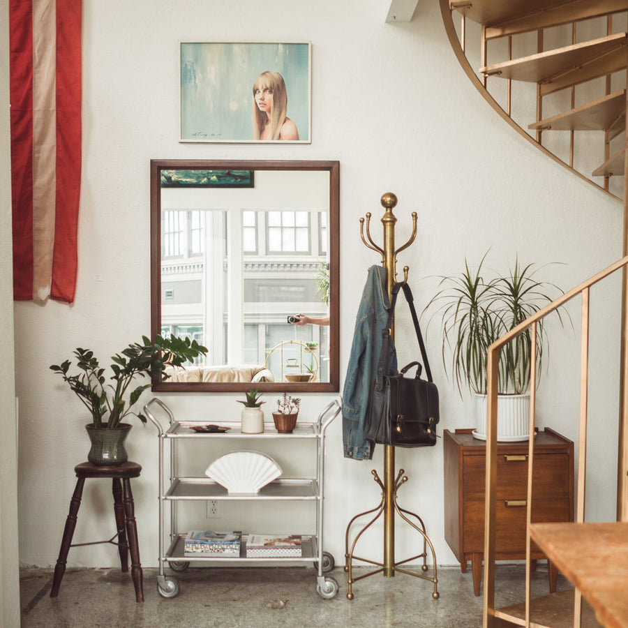Brass Coat Rack