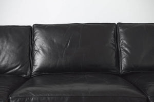 Black Leather Sofa