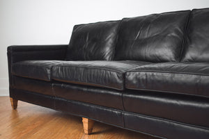 Black Leather Sofa