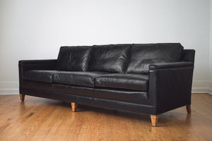 Black Leather Sofa
