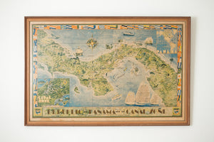 Panama Canal Map