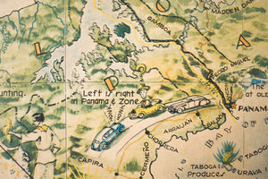 Panama Canal Map