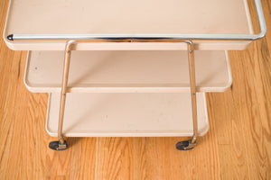 Pink Metal Bar Cart