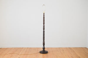 Carved Wood Lamp
