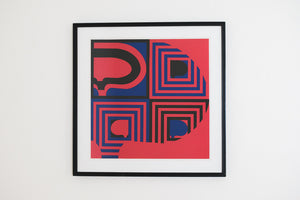 Mod Abstract Print