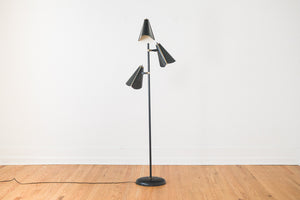 Black Triple Lamp