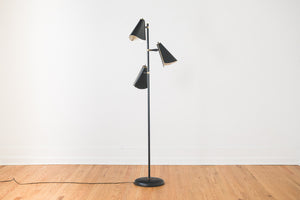 Black Triple Lamp