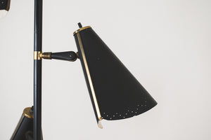 Black Triple Lamp