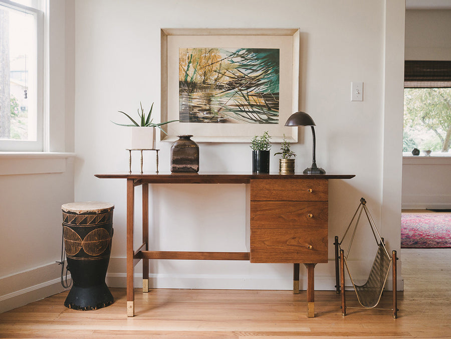 MC Walnut Desk