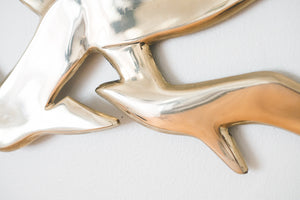 Brass Birds Wall Art
