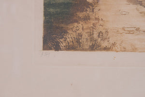 Vintage Dutch Windmill Print