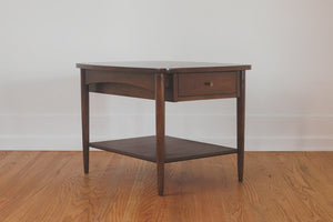 MCM Walnut Side Table