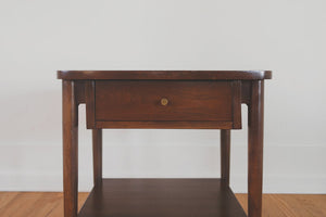 MCM Walnut Side Table