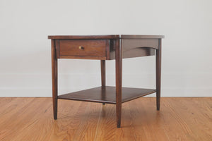 MCM Walnut Side Table