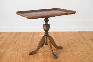 Scalloped Side Table