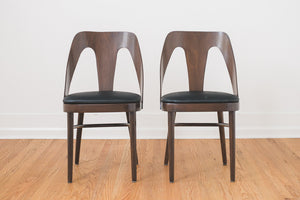 Leather Bentwood Chairs