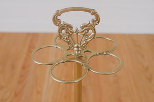 Vintage Brass Umbrella Stand