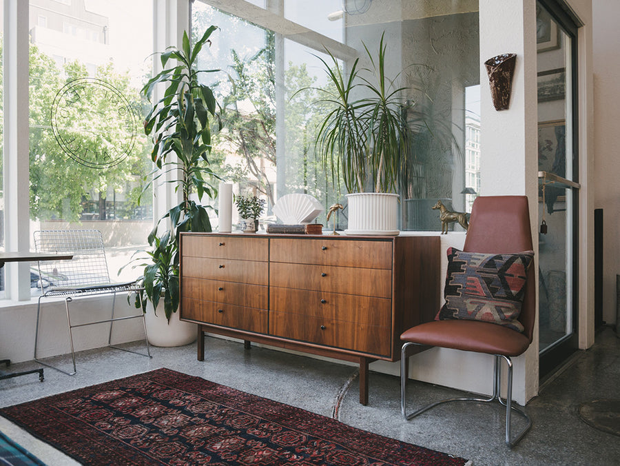 Leather & Chrome Chair