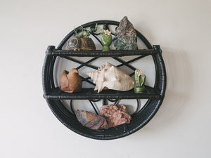Rattan Wall Shelf