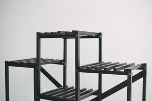 Black Slat Shelf