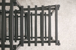 Black Slat Shelf