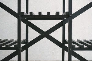 Black Slat Shelf