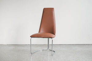 Leather & Chrome Chair