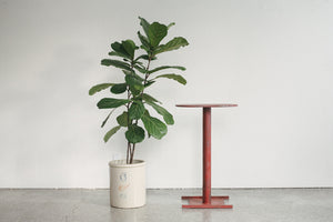 Industrial Pedestal Table