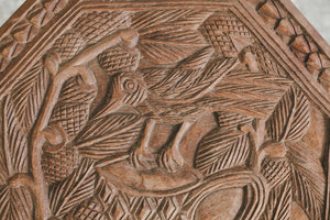 Carved Bird Table