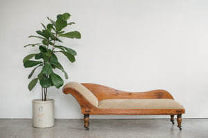 Antique Pine Chaise