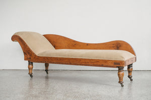 Antique Pine Chaise