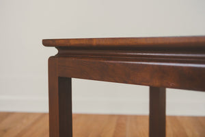 Walnut & Brass End Table