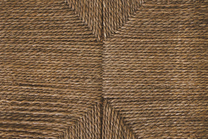 MCM Jute & Slat Bench