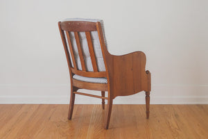 Vintage Ticking Stripe Chair