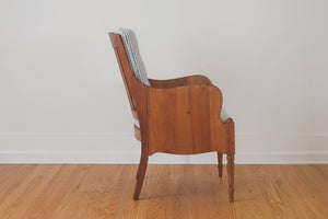 Vintage Ticking Stripe Chair